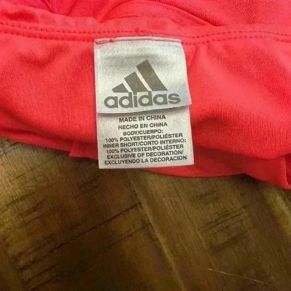 Adidas mesh 3 stripes skirt/ skort, 3T - Picture 6 of 6